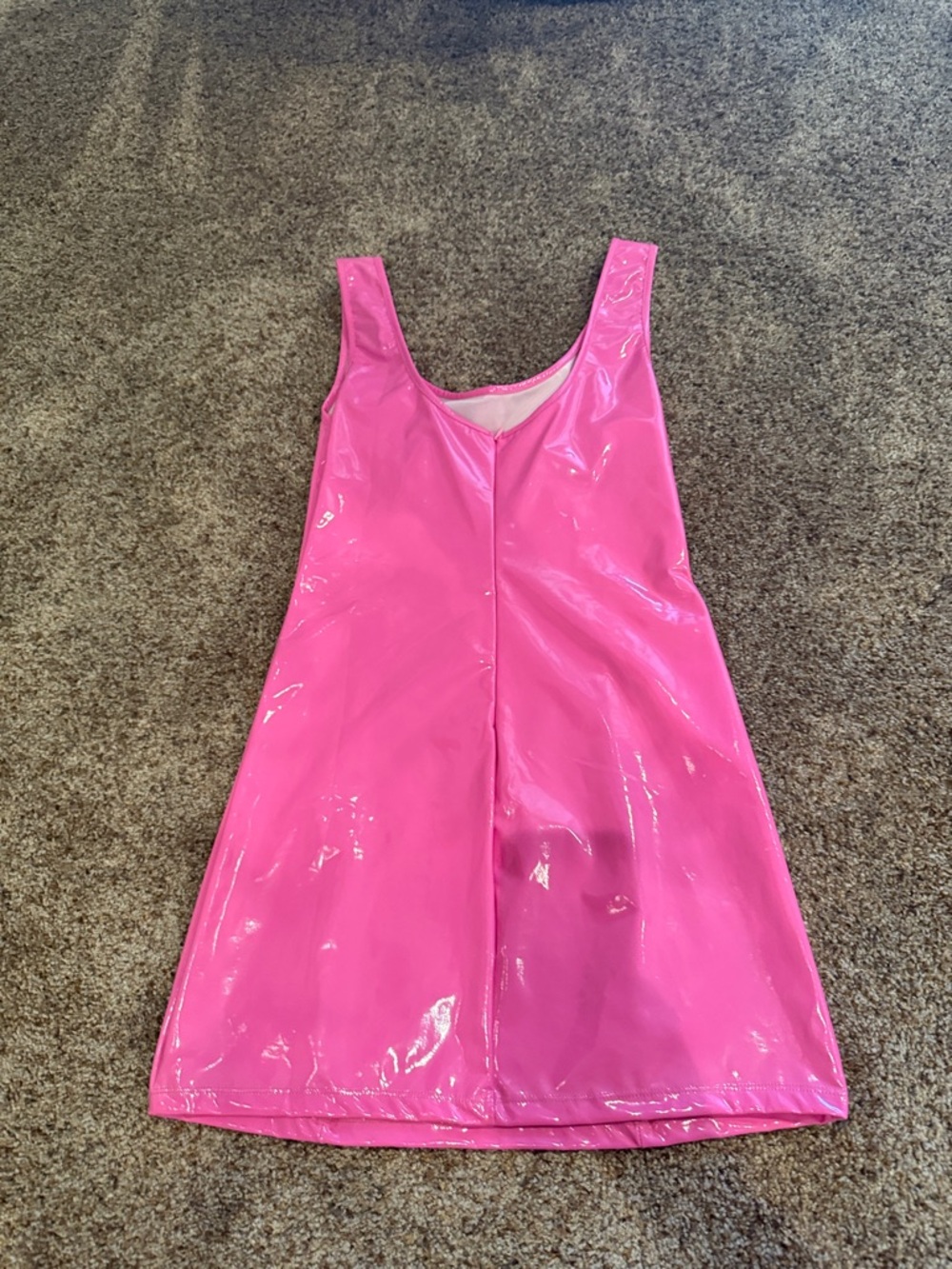 Amazon Hot Pink PVC Mini Dress - Picture 3 of 3
